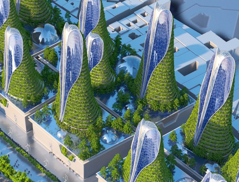 Illustration for article titled Paris as a Green and Sustainable Future City Is Even More Beautiful